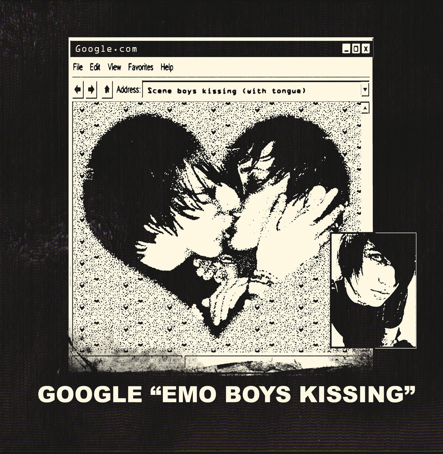 'Emo Boys Kissing' Shirt